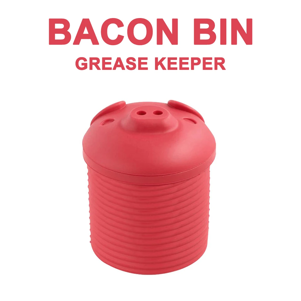 Бекон бен смазка Хранитель силикатный гель-смазка Хранитель с фильтром Емкость со смазкой Кухня гаджет Кухня контейнер для хранения