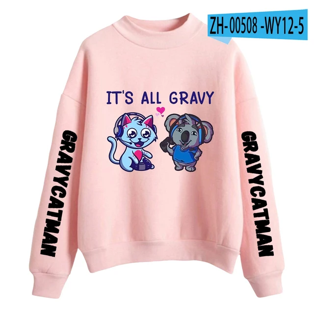 Gravycatman Turtleneck Sweatshirts 