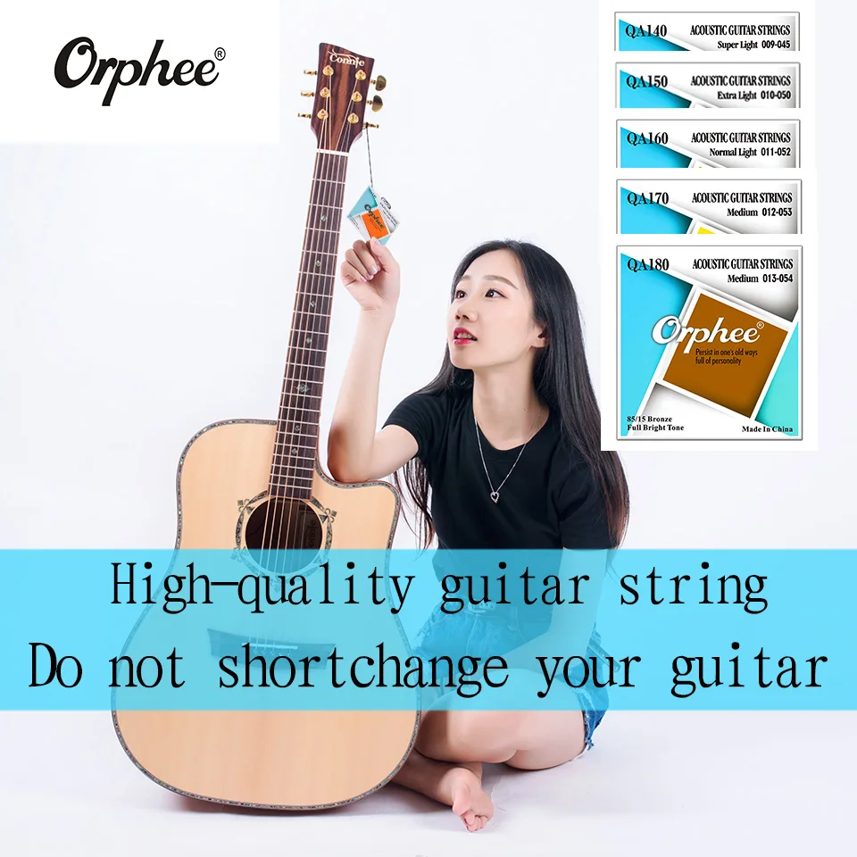 Orphee-Acoustic-Guitar-Strings-High-Quality-QA-Series-Medium-Super-Light-Extra-Light-85-15-Bronze(1)