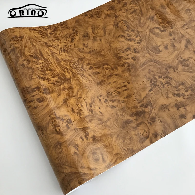 Gloss Wood Grain Vinyl Wrap Sticker-2
