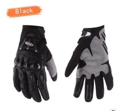 Мотогонок Handschoenen Koolstofvezel Lederen Bomber Handschoenen MX ATV Мотокросс Bike Beschermende Apparatuur