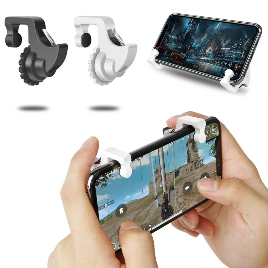 

F12 Finger Trigger Controller for Aim Key Smart Phone Mobile Game L1/R1 PUBG Mobile Fire Button Shooter Mobile Games Controller