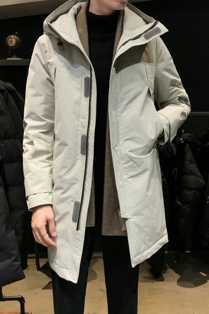 Men's Winter Men's Black Fashion Casual Fashion Top Men's Down Jacket