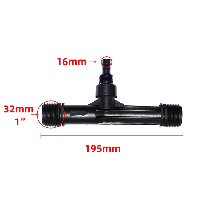 1/2 ' 3/4 1 Külső Szál Venturi Műtrágya Öntözőkészülék Növény Befecskendező Cső Csatlakozók Kerti Vízcső Csatlakozója - Image 4