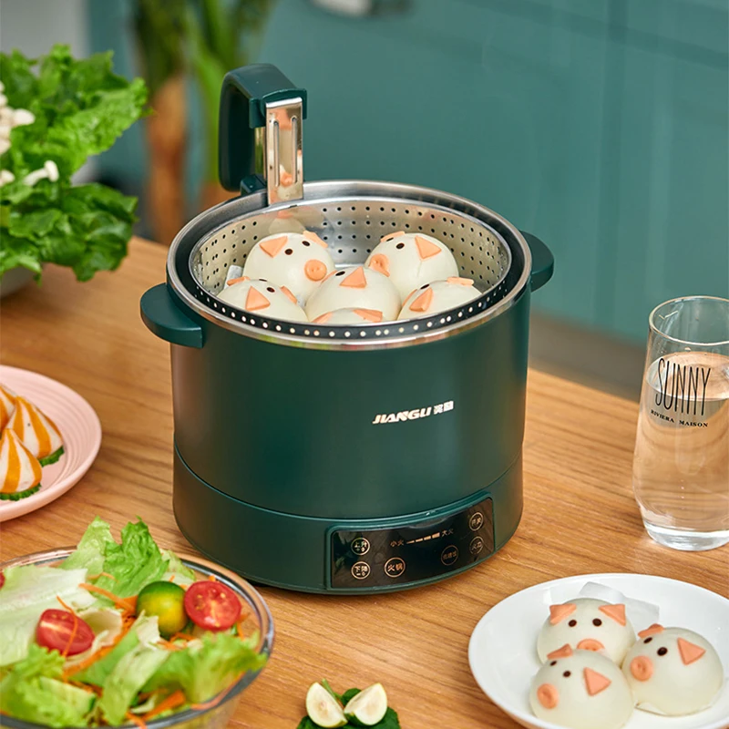 Lifting electric hot pot multi-purpose cooking pot health rice cooker rice soup separation automatic cooking all-in-one 3L