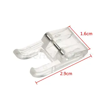 

New Hot Clear View Zag Open Toe Sewing Presser Foot, Compatible FOR BROTHER, JANOME, TOYOTA, NEW Singer Domestic Sewing Machines