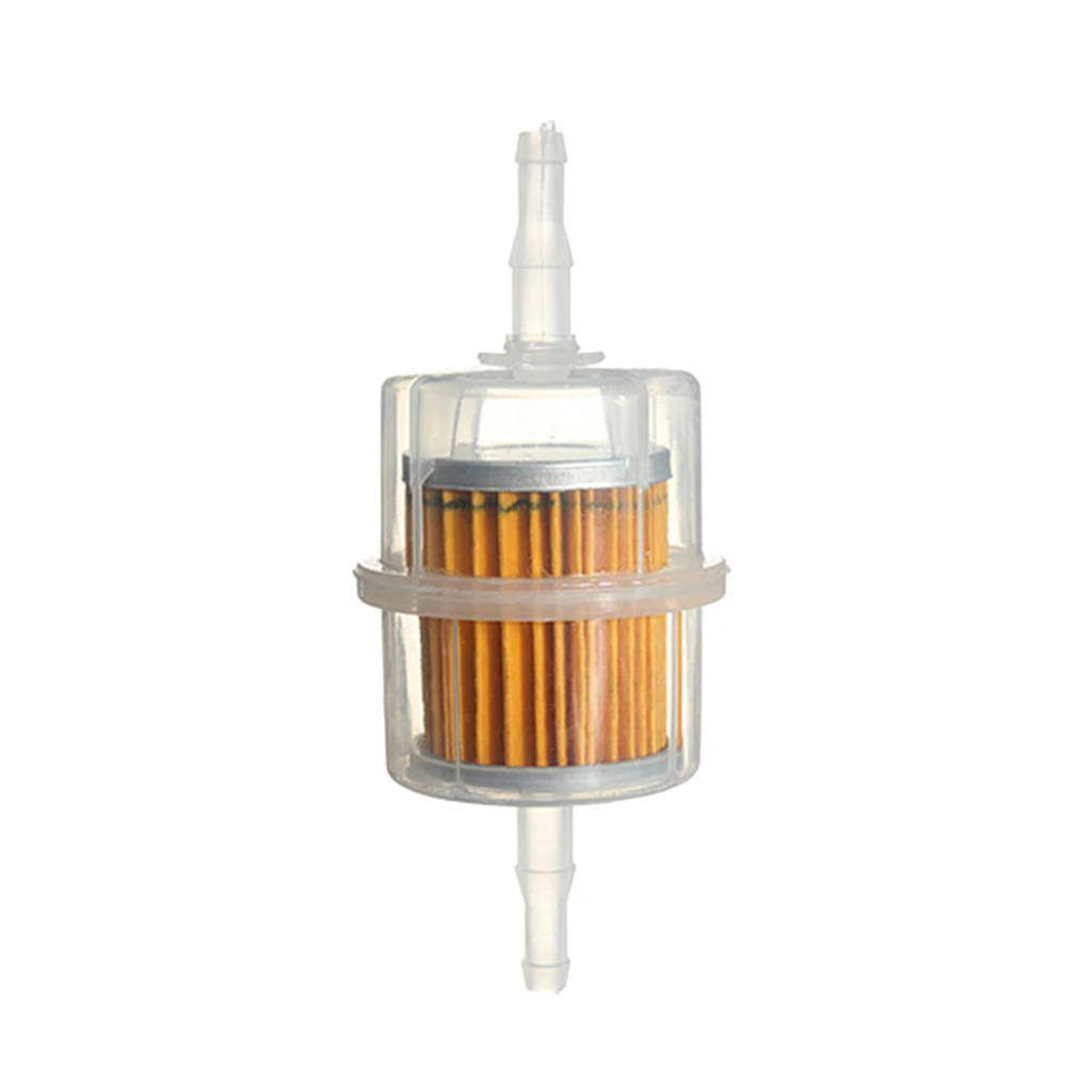 Car Auto Motorcycle Inline Petrol Fuel Filter Fits 6mm 8mm Pipe Hose