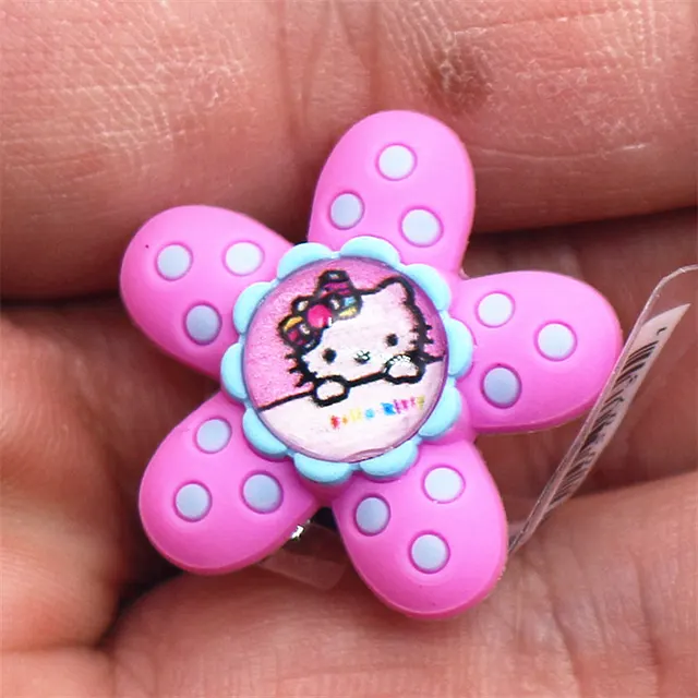 1pcs High Imitation Shoe Charms Colorful Heart-shaped Shoe Buckles Original Accessory fit Bracelets Croc JIBZ Kids Gifts F-ZBX20 G