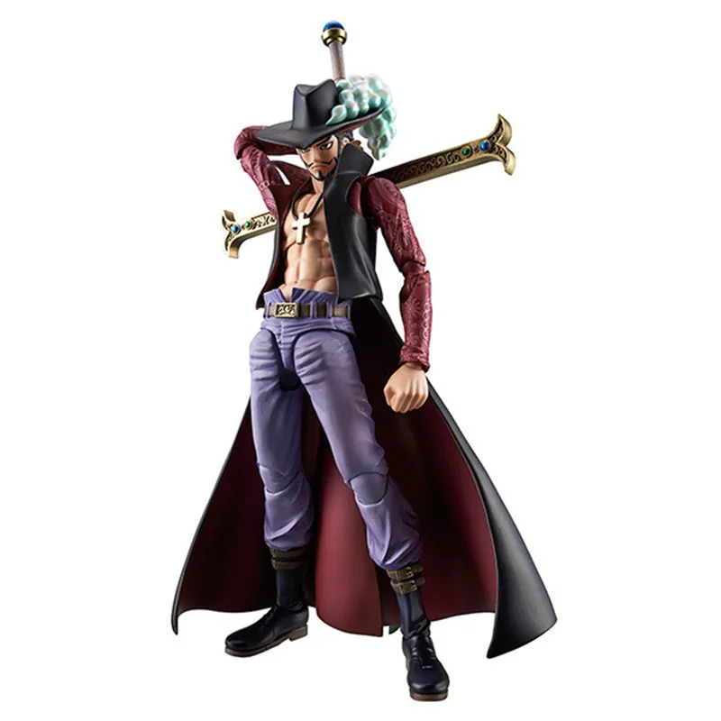 

One Piece VAH series Hawkeye Mihawk moveable joint action figure pvc collection model toy boy birthday Christmas Gift Children