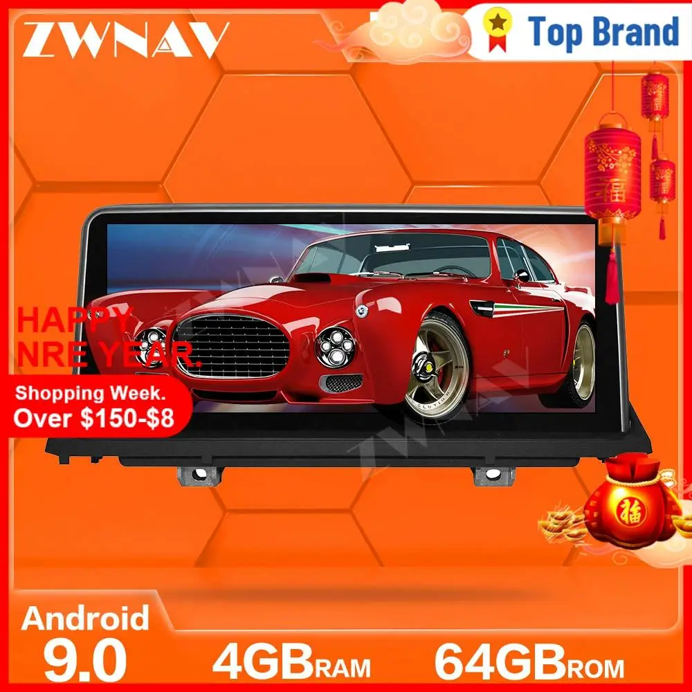 Автомобильный мультимедийный плеер с сенсорным экраном Android 9 0 для BMW X5 E70 F15 F85 X6 E71