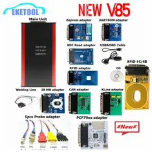 Programator iProg Pro V85 pełne adaptery opcjonalny adapter sondy PCF79XX RFID 4C wymień poduszkę powietrzną Carprog/Digiprog/Tango IMMO