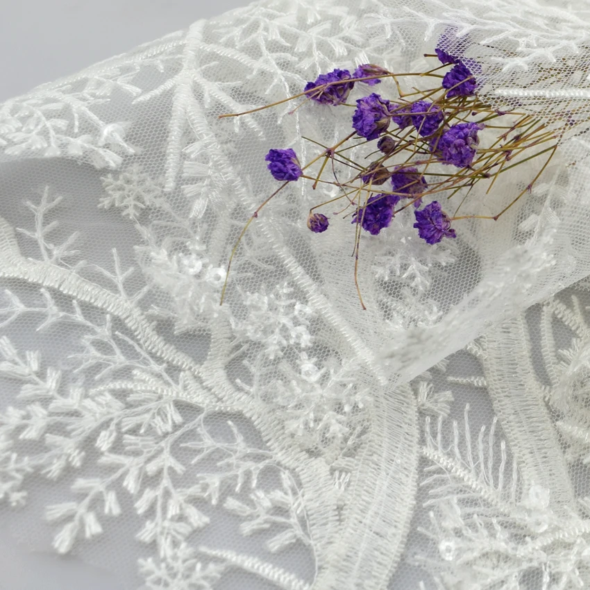 2Pcs 51.5cm*24cm Wedding Dresses Lace Applique Head Ornaments Embroidery Trims DIY Clothing Sewing Patchwork Accessories|lace trim|embroidery lace