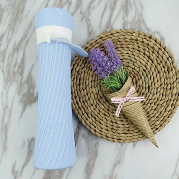 500Ml Silicone Water Bottle Portable Sport Kettle Folding Cup Kettle Thermal Insulation Drinking Water Bottle for Outdoor Travel