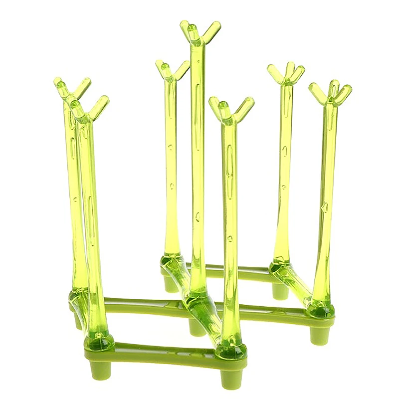 Cup Drying Rack Stand, Retractable Non-Slip Rack Water Drain Dry Organizer For Bottle Cup Dish Plate, Durable And Dustproof-ABUX