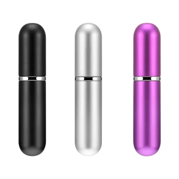 

3Pc 6ml Refillable Mini Perfume Spray Bottle Aluminum Spray Atomizer Portable Travel Cosmetic Container Perfume Bottle Girl Gift