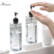 OYOURLIFE, 500 мл, прозрачный дозатор мыла, косметический насос, бутылки для ванной комнаты, дезинфицирующий шампунь, гель для душа, дозатор жидкости