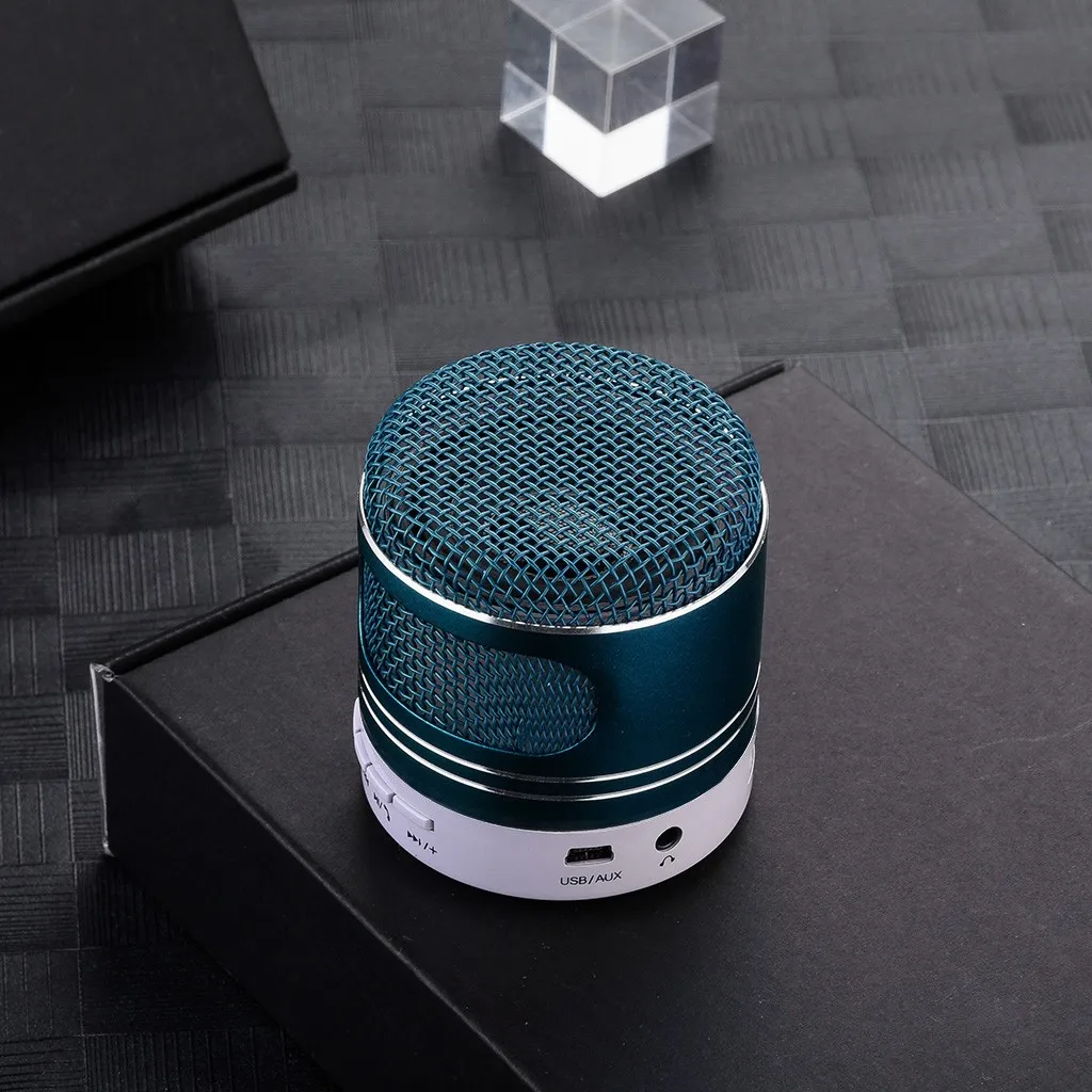 Ouhaobin Bluetooth динамик Портативный USB светодиодный светильник Беспроводная музыкальная шкатулка сабвуфер Поддержка TF карта портативный динамик беспроводной 1120#2