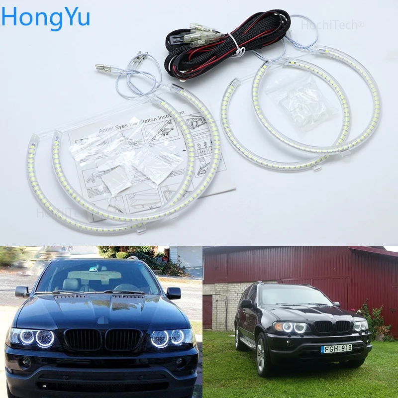 Для BMW E53 X5 2000 2001 2002 2003 Smd комплект светодиодов глаза ангела отличное ультраяркое