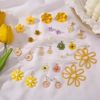 

30 Pairs/lot simple cute women jewelry earrings wholesale 201107-63