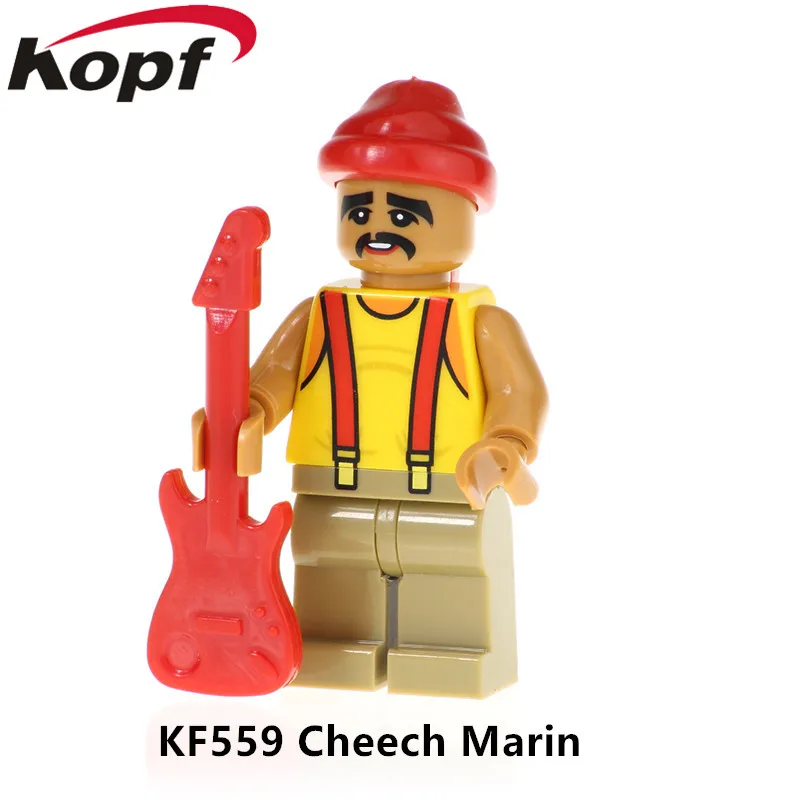 

Super Heroes Single Sale Model Anders Manuel Lopez Obrador Assemble Cheech Marin Building Blocks For Children Gift Toys KF559