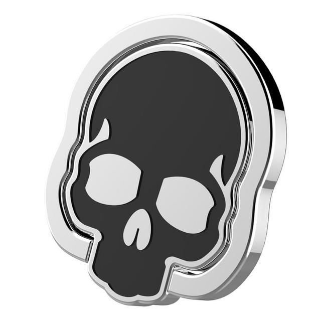 Phone Plate Ring Bracket Halloween Skeleton Skull Personalized Design Phone Finger Ring Holder Supportable for All Phones