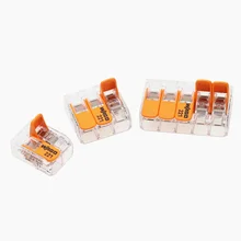 10 шт. Германия бытовой разъем проводки 221-612 221-613 221-615 Высокая мощность быстрый разъем 450 в/41A