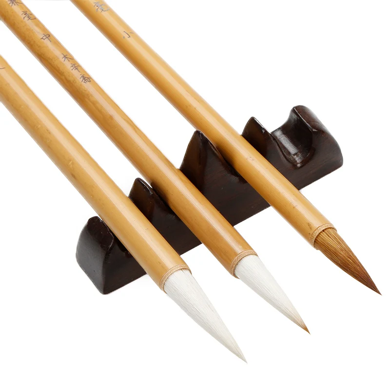 3pcs/lot Calligraphy Brushe Pen Weasel hair Writing Brush  Chinese Painting 
