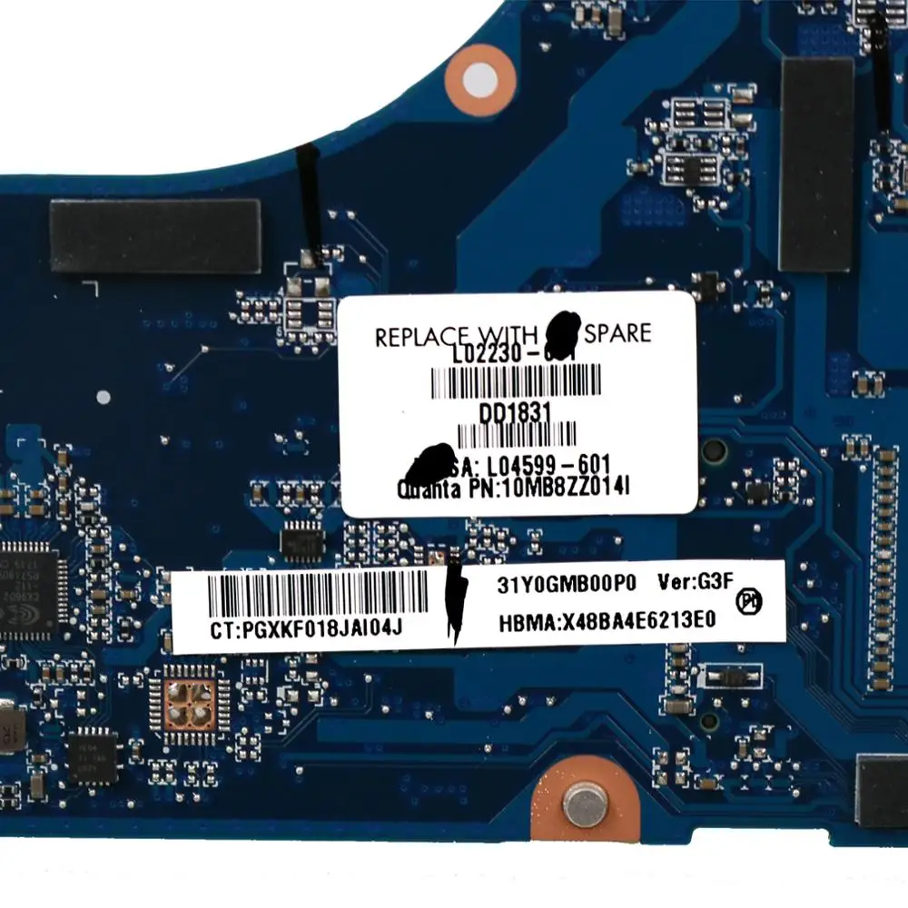 Для hp Elitebook 1040 G4 Материнская плата ноутбука DA0Y0GMBAG0 L02230-601 L02230-001 i7-7820HQ 16G
