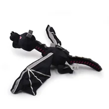 60 см Эндер Дракон плюшевая игрушка мягкая кукла черный Эндер дракон хлопок Дракон игрушки Прямая поставка подарок на день рождения для детей