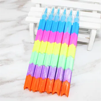 

6colors/pcs Replaceable Crayons Oil Pastel Creative Colored Pencil Graffiti Pen For Kids Painting Drawing Cute Stationery