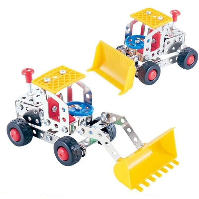 DIY 139pcs Steel Block Engineer Toys Boy Toys 5in1 Bricks Building Blocks Sets Education For Children Metal Toys Gift 3