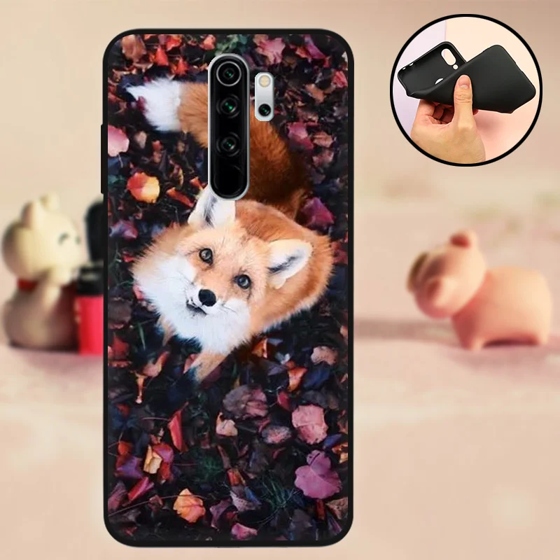 Untuk Xiaomi Redmi Note 8 Note8 Pro Case Silikon Lembut Funda untuk Xiaomi Redmi Note 8 Penutup Belakang Case Hitam bumper TPU Cellphone