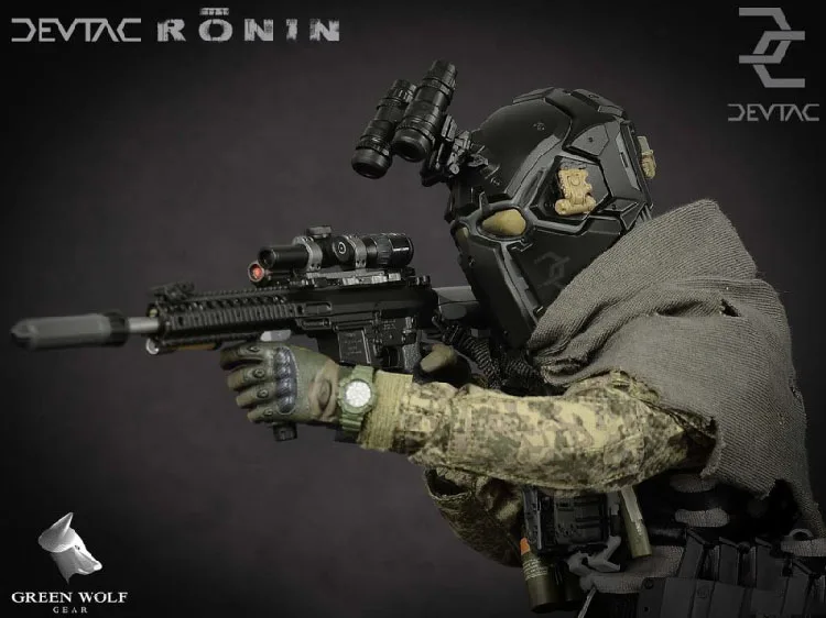 Коллекционная Фигурка зеленого волка 1/6 весов DEVTAC Ronin Vagabond GWG007, модель для поклонников, подарки