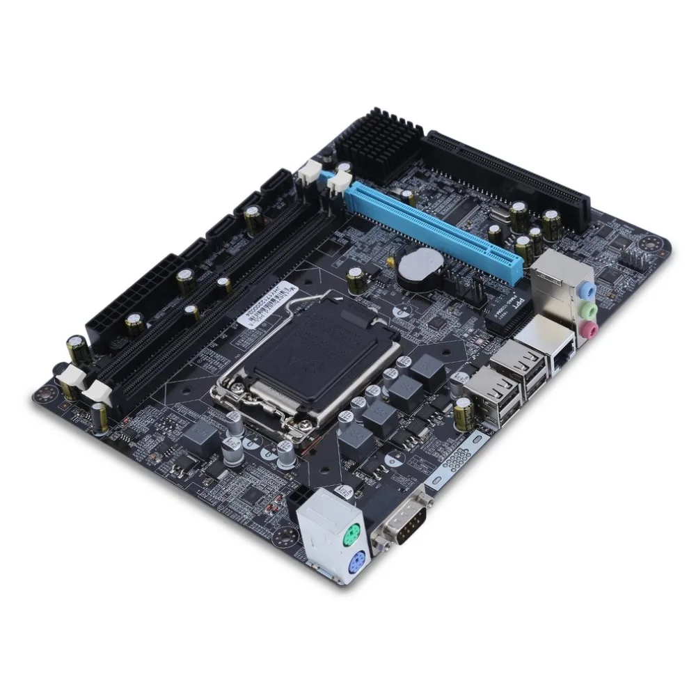 

P55-A-1156 motherboard DDR3 LGA 1156 USB 2.0 215x170 boards 8GB P55 6 Channel Mainboard Motherboard cable tools