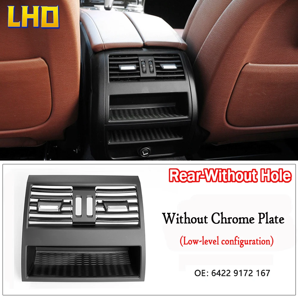 자동차 앞줄 바람 왼쪽 중앙 오른쪽 에어컨 벤트 그릴 배출구 패널 BMW F10 F11 F18 5 시리즈 2010-2017