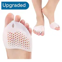 1 paire séparateur d'orteils correcteur d'orteils 5 trous oignon orthèses protecteur os se chevauchant pédicure Silicone outil séparateur