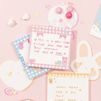

1 sets/lot Memo Pads Sticky Notes Candy party Daily Paper notepad Daliy Scrapbooking Stickers Office School stationery