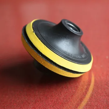 

Free shipping 2PCS rubber made 100mm*M10/M14/M16 chucks for being used with self adhere polishing pads sandpaper