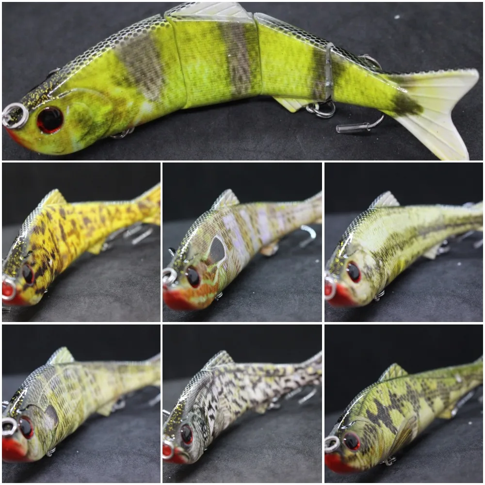 wLure 152mm 37.8g 4 Segment Joint Bait Natural Image Transfer LifeLike Swimming Fast Sinking Qualit