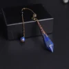 Orgone Energy Blue Sandstone Lapis lazuli Crystal Natural Stone Pendulum For Dowsing Divination Pendant Jewelry Necklace Pendant ► Photo 2/6