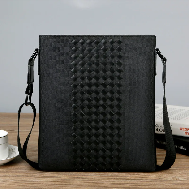 

Men's Bag Oxford Shoulder Bag Men's Shoulder Bag Leisure Bag Handmade Woven Bag Waterproof Shoulder Bag