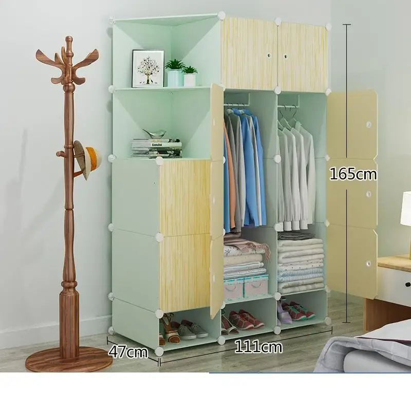MODEL E Спальня Moveis Armoire Chambre Szafa мобильный для La Casa Armadio комод Dormitorio шкаф Guarda Roupa Mueble гардероб - Цвет: MODEL E