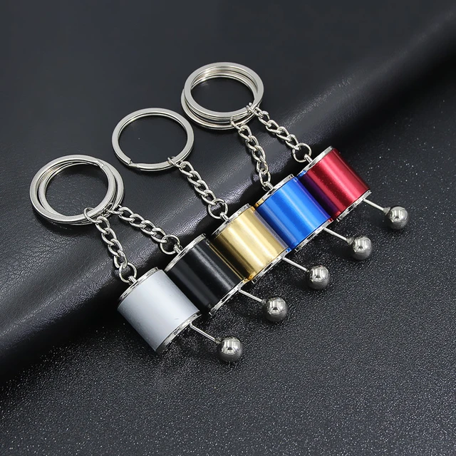 Kreative auto 6 Geschwindigkeit Getriebe Getriebe kopf Keychain Manuelle  Übertragung Hebel Metall Schlüssel Ring Auto Umrüstung Metall Anhänger  keychain - AliExpress