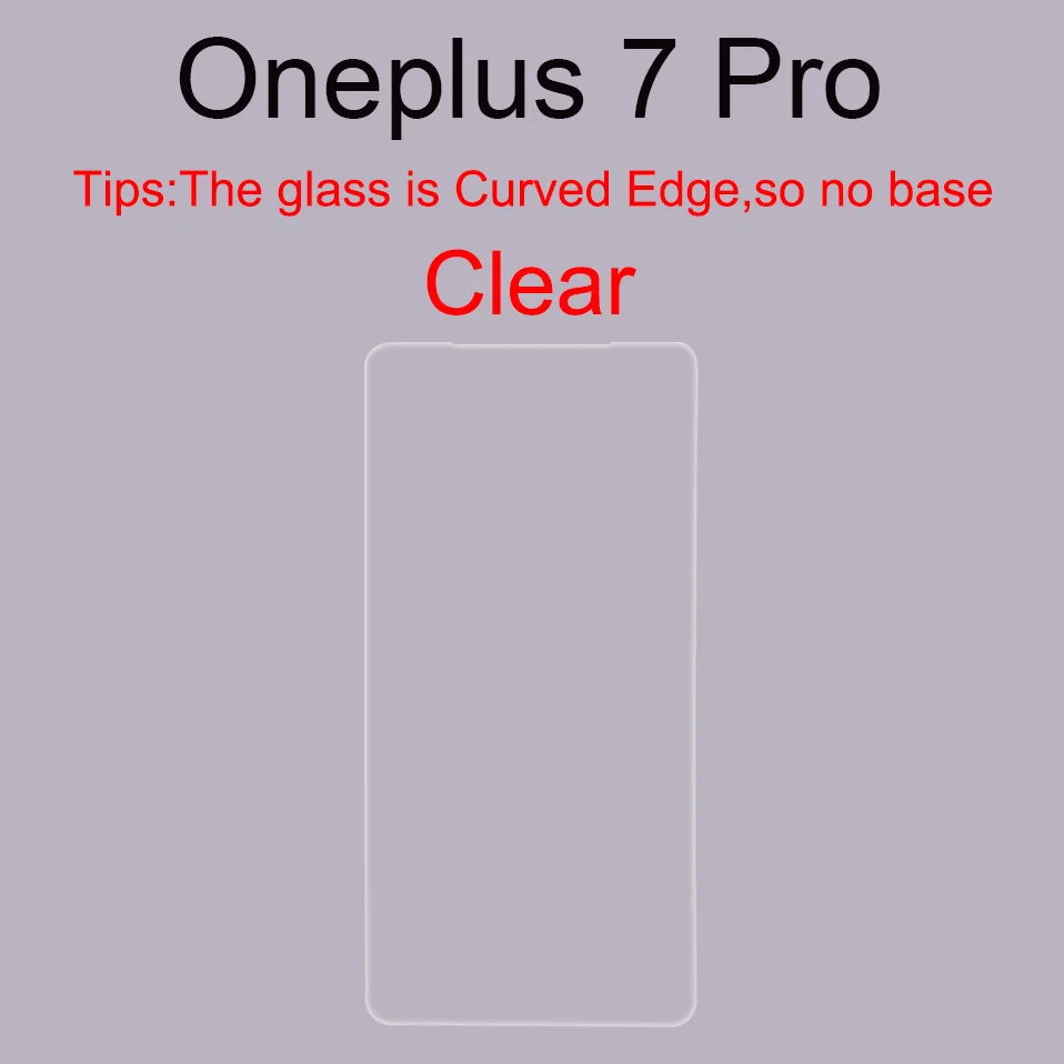 6D закаленное стекло для One Plus Oneplus 7T Pro 1+ 7T чехол Oneplus6t Oneplus7 стекло для Oneplus 7 pro 6t 5t 6 5 Защита экрана - Цвет: 7 Pro - Clear