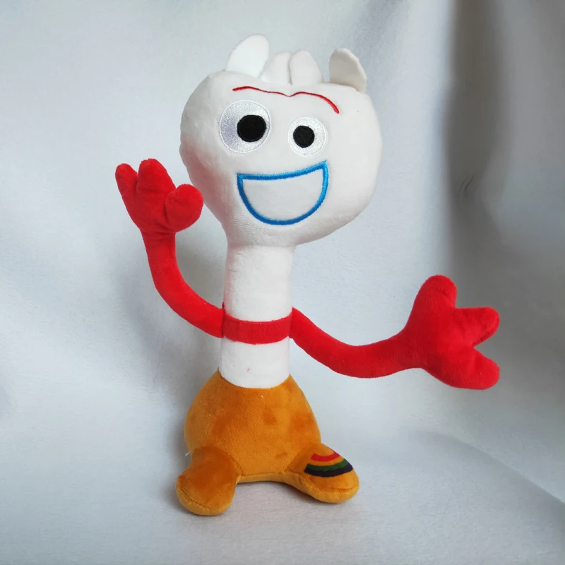 10 шт./лот 25 см Forky плюшевые игрушки кукла фильм Pixar История игрушек 4 Forky плюшевые мягкие с наполнением игрушки для детей рождественские подарки для детей