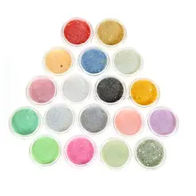 18 цветов акриловый порошок пыль Резьба порошок булайдер Набор для 3D акриловых ногтей советы