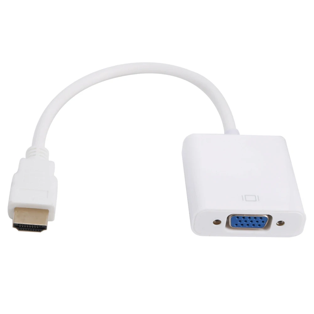 HD 1080P HDMI мужчина к VGA Женский аудио кабель видеоадаптера для монитора ноутбука