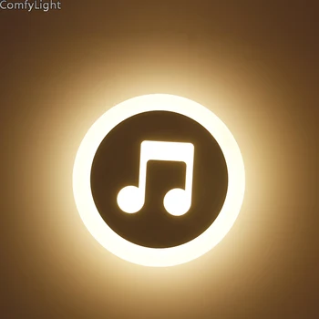

modern wall lamp led indoor bedside lamp kid Living Dining room Music wall sconces Restaurant Bar Cafe Kitchen lighting Fixtures