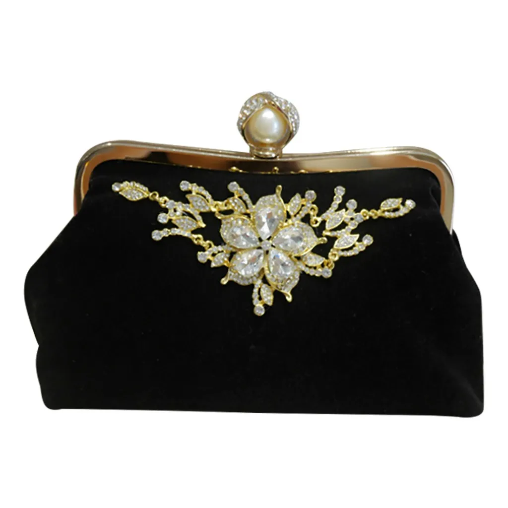 

Fashion Women Lace Diamonds Bag Cocktail Party Bag Chain Phone Bag Evening Bags Famous Brand Bolsa de ombro das mulheres New#20