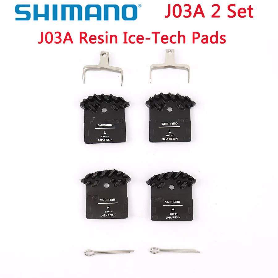 Shimano J02a J03a J04C колодки DEORE SLX XT J02a J04C охлаждающий плавник Ice Tech тормозные колодки горные M7000 M8000 M9000 M6000 M785 M675 - Цвет: J03A 2 Set Bulk